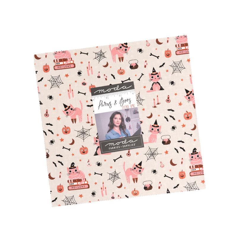 Purrs And Boos  Layer Cakes By Moda - Packs Of 4