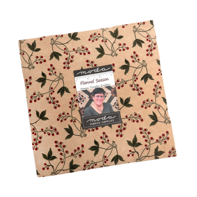 Flannel Season Layer Cakes By Moda - Packs Of 4