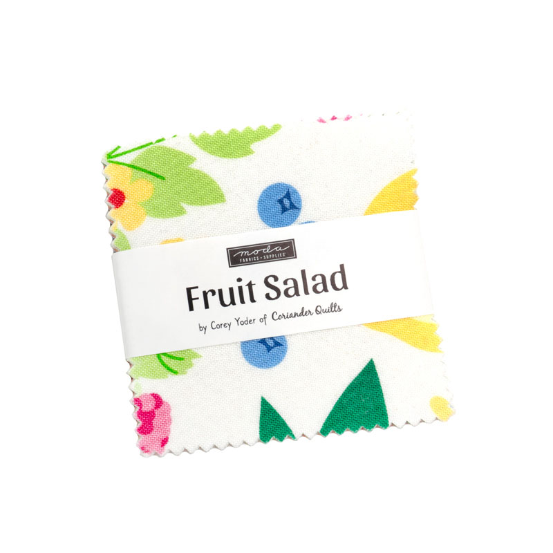 Fruit Salad  Mini Charm Packs By Moda - Packs Of 24