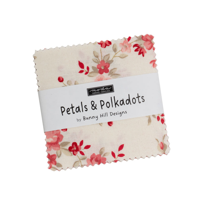Petals And Polka Dots Mini Charm Packs By Moda - Packs Of 24