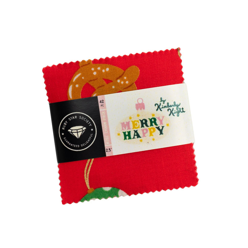 Merry Happy Mini Charm Packs By Moda - Packs Of 24