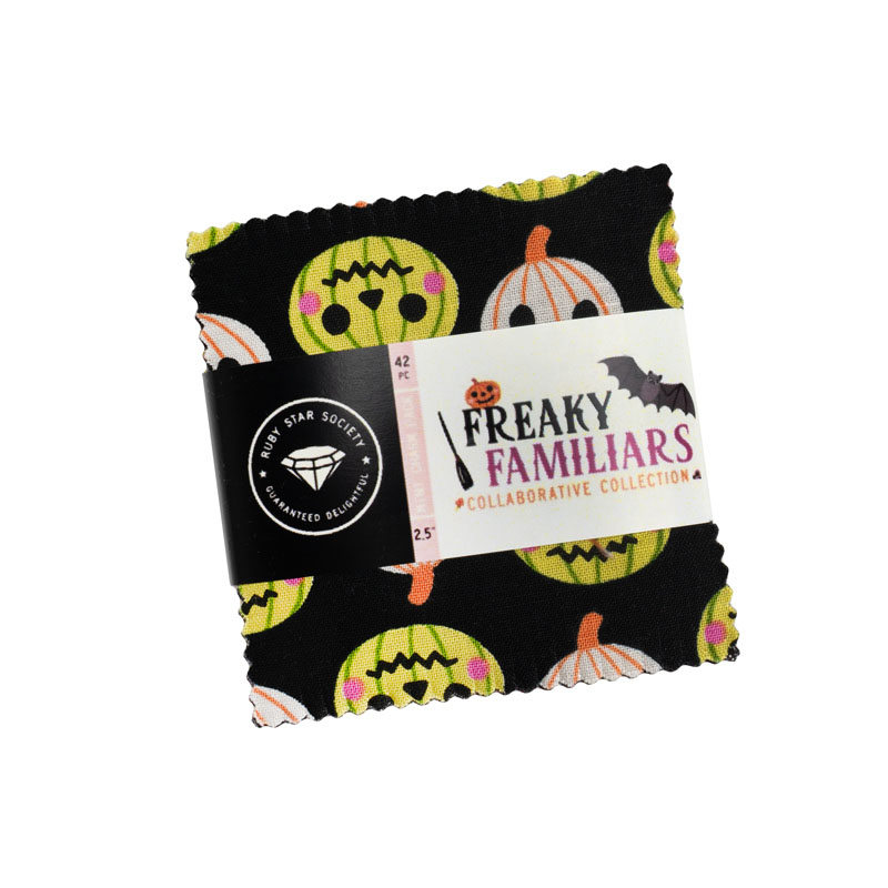 Freaky Familiars Mini Charm Packs By Moda - Packs Of 24