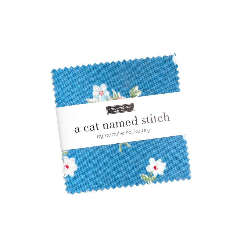 A Cat Named Stitch Mini Charm Packs By Moda - Packs Of 24