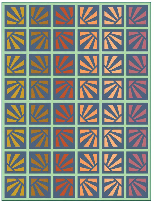 Solar Rhytm Pattern By Everyday Stitches For Moda - Min. Of 3