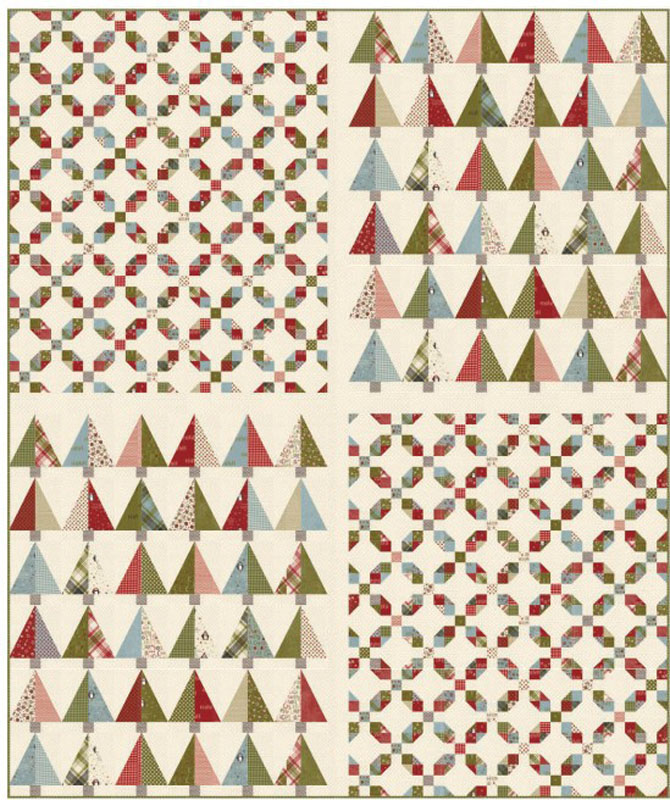 Frost And Flurries Pattern By Sweetwater For Moda - Min. Of 3