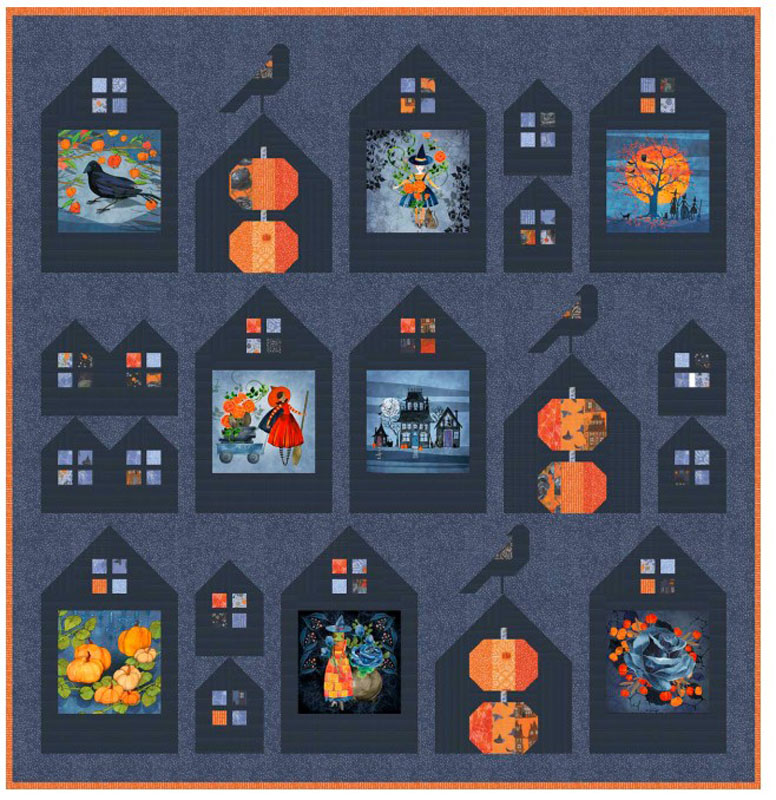 Neighborhood Views Pattern By Robin Pickens For Moda - Minimum Of 3