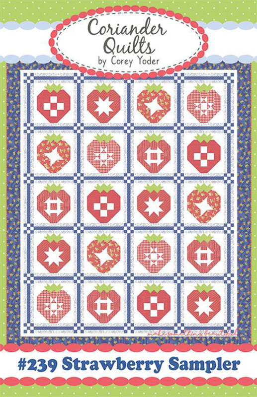 Strawberry Sampler Pattern By Coriander Quilts For Moda - Minimum Of 3