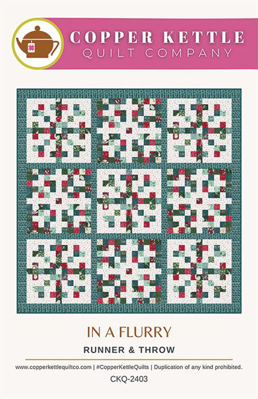 In A Flurry Pattern By Copper Kettle Quilt Co. For Moda - Minimum Of 3