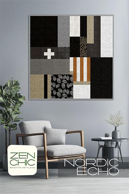 Nordic Echo Pattern By Zen Chic For Moda - Minimum Of 3
