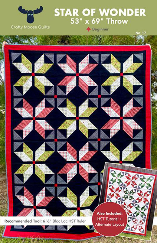 Star Of Wonder Pattern By Crafty Moose Quilts For Moda - Minimum Of 3