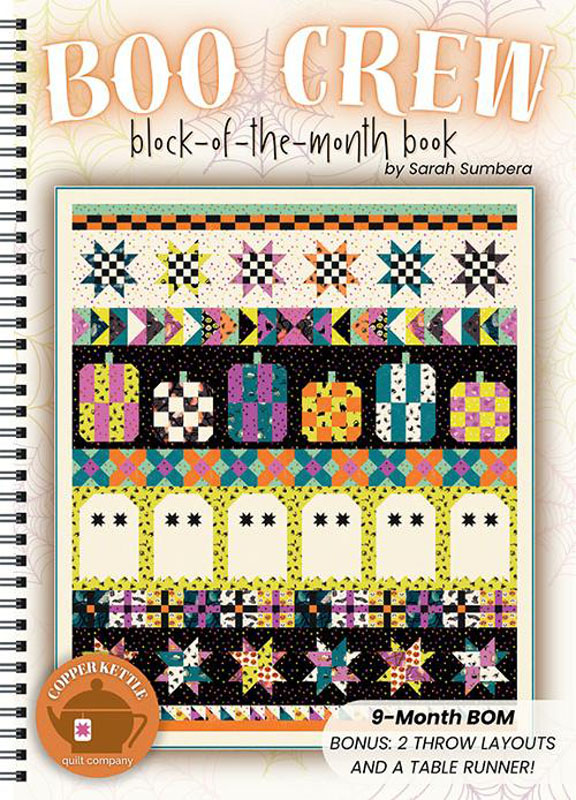 Boo Crew 9/Bom Pattern Booklet By Copper Kettle Quilt Co. For Moda