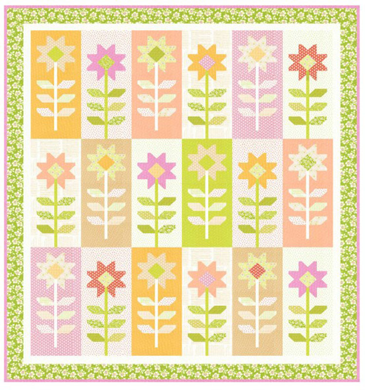 Spiky Rose Pattern By Fig Tree & Co. For Moda - Minimum Of 3