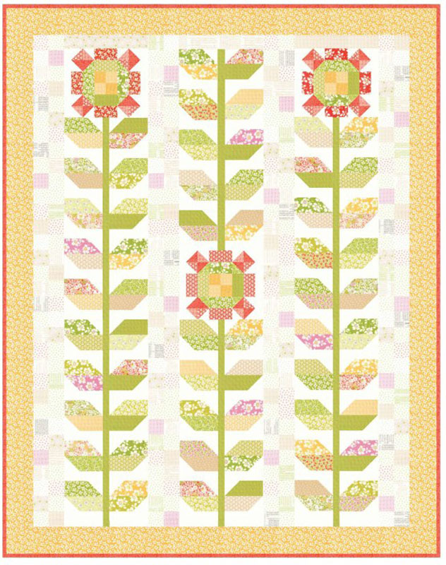 Maisy Daisies Pattern By Fig Tree & Co. For Moda - Minimum Of 3