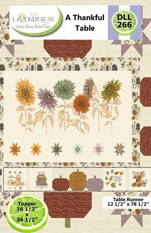 A Thankful Table Pattern By Lavender Lime For Moda  - Minimum Of 3