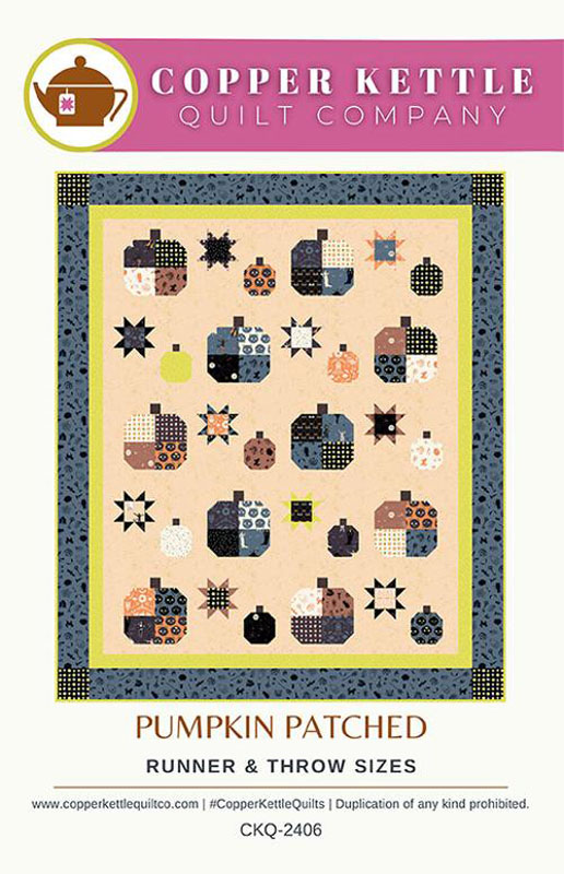 Pumpkin Patched Runner Pattern By Copper Kettle Quilt Co. For Moda  - Minimum Of