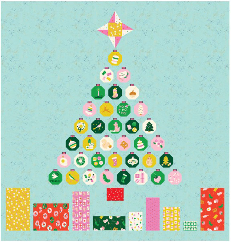 Merry Baubles Pattern By Due North Handmade For Moda - Minimum Of 3