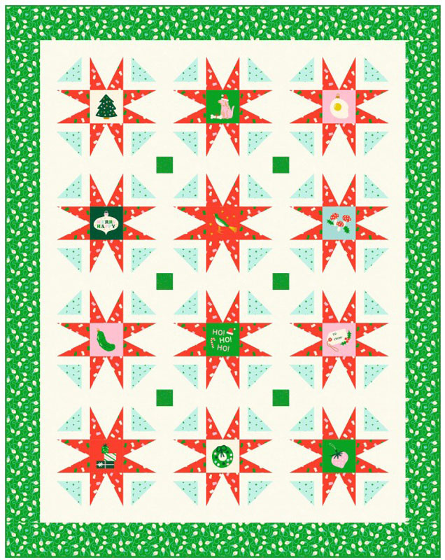 Sugar Cookies Pattern By Stitched In Purple For Moda - Minimum Of 3