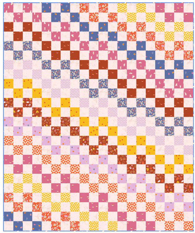 Doubled Up Quilt Pattern By Homemade Emily Jane For Moda - Minimum Of 3