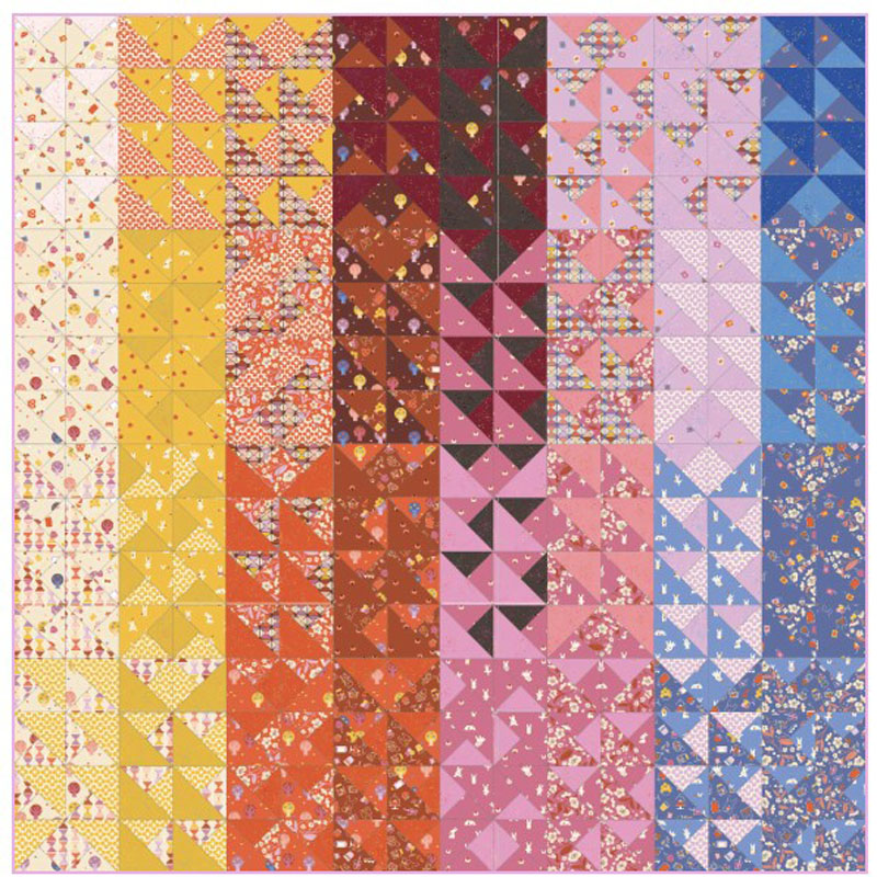 Color Chaos Quilt Pattern By Then Came June For Moda - Minimum Of 3