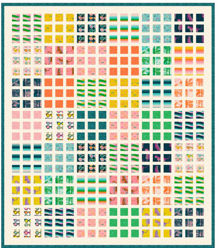 The April Quilt Pattern By Kitchen Table Quilting For Moda - Minimum Of 3