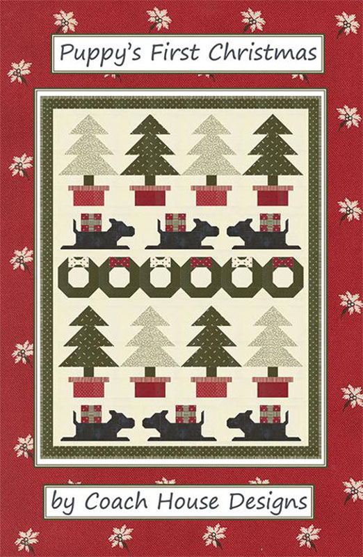 Puppy\'s First Christmas Pattern By Coach House For Moda - Minimum Of 3