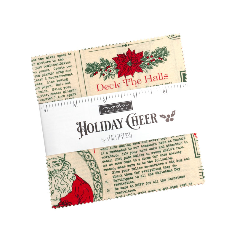 Holiday Cheer Charm Packs By Moda - Packs Of 12
