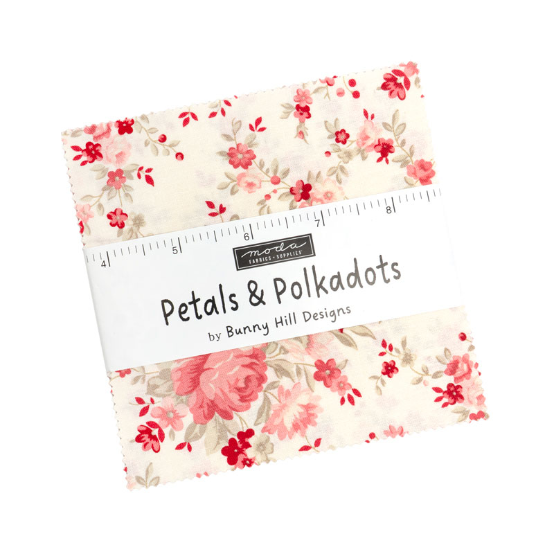 Petals And Polka Dots Charm Packs By Moda - Packs Of 12