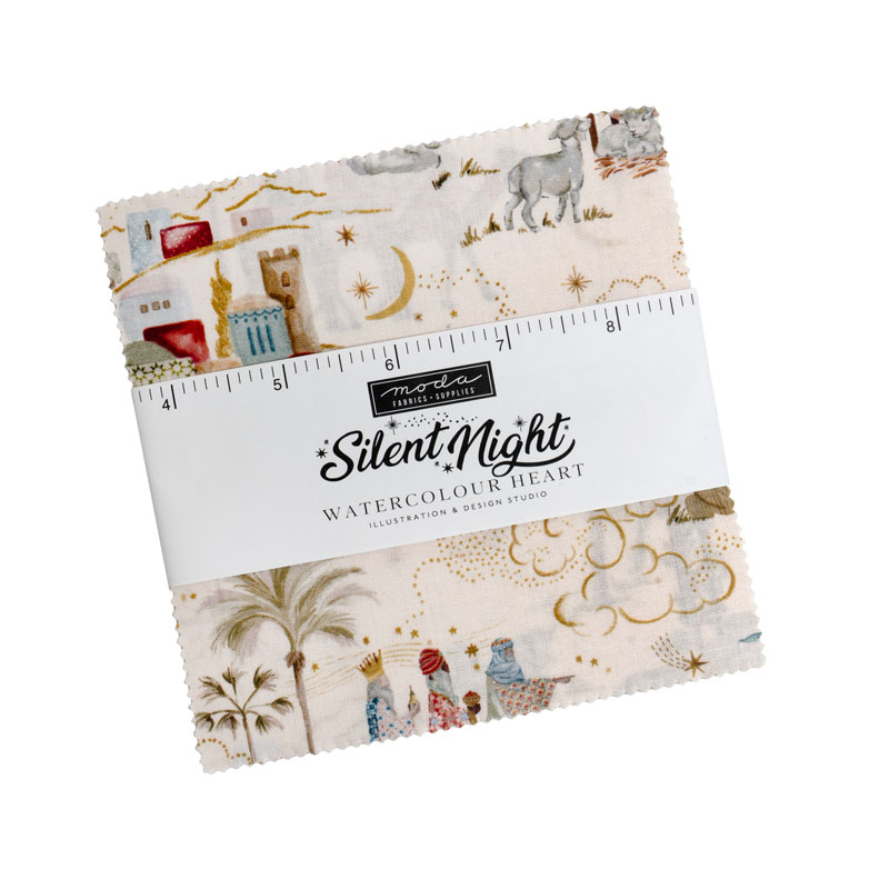 Silent Night Charm Packs By Moda - Packs Of 12