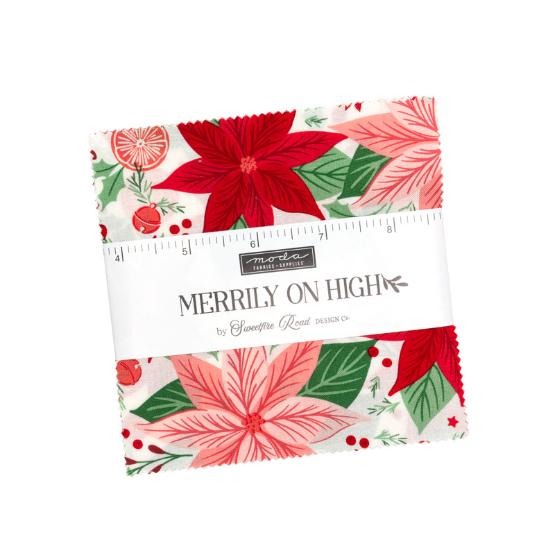 Merrily On High Charm Packs By Moda - Packs Of 12
