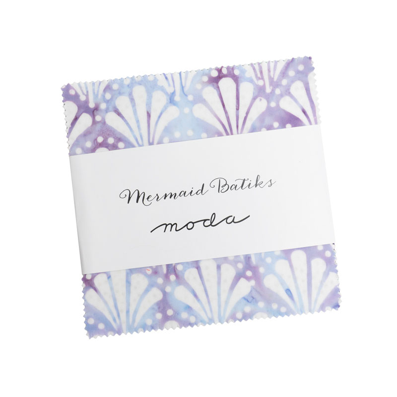 Mermaid Batiks  Charm Packs By Moda - Packs Of 12