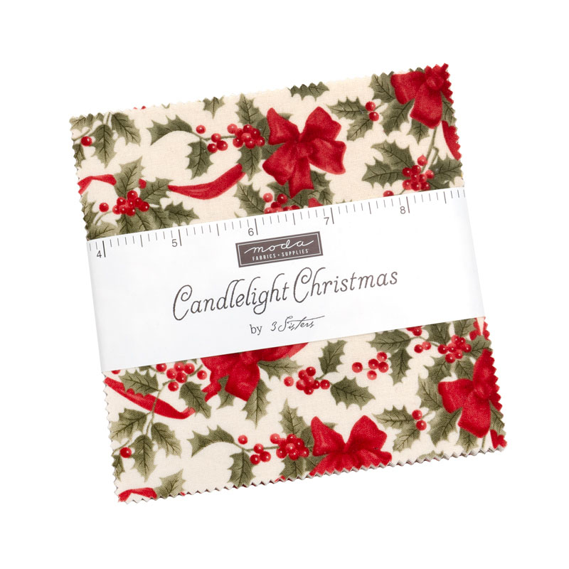 Candlelight Christmas Charm Packs By Moda - Packs Of 12