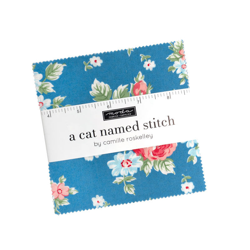 A Cat Named Stitch Charm Packs By Moda - Packs Of 12
