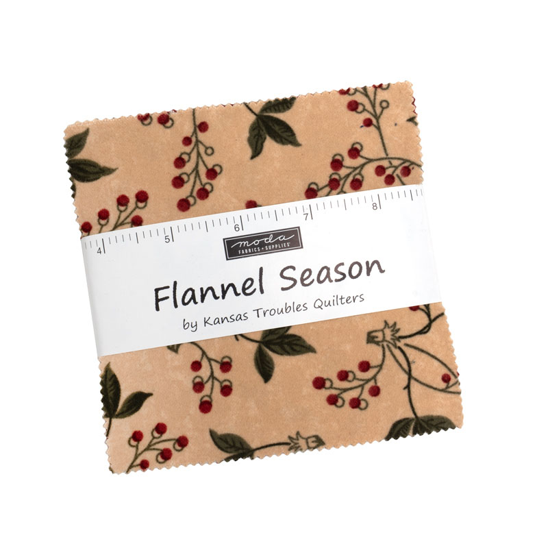 Flannel Season Charm Packs By Moda - Packs Of 12