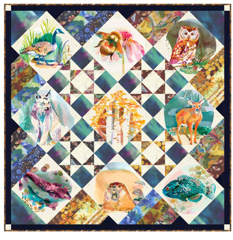 Northern Bright Project Sheets By Moda - (12 Pcs)