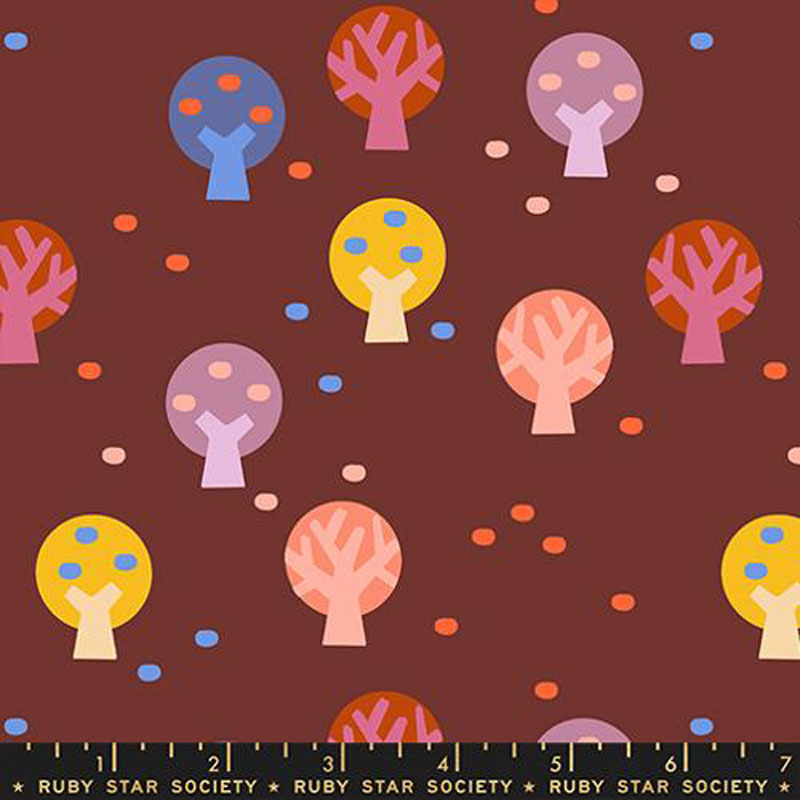 Persimmon By Rashida Coleman-Hale Of Ruby Star Society For Moda - Cranberry