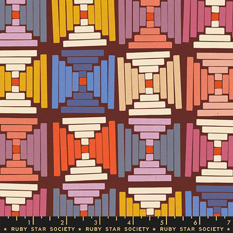 Persimmon By Rashida Coleman-Hale Of Ruby Star Society For Moda - Canvas - Cranberry