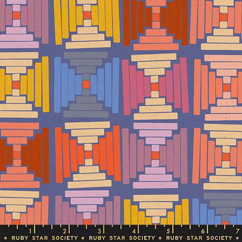 Persimmon By Rashida Coleman-Hale Of Ruby Star Society For Moda - Canvas - Twilight