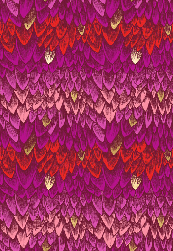 Fire Glow By Sarah Watts Of Ruby Star Society For Moda - Rose