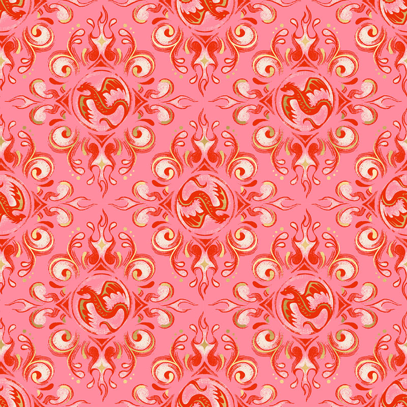 Fire Glow By Sarah Watts Of Ruby Star Society For Moda - Dark Ruby