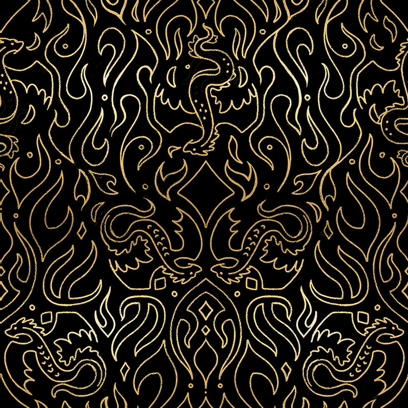 Fire Glow By Sarah Watts Of Ruby Star Society For Moda - Black