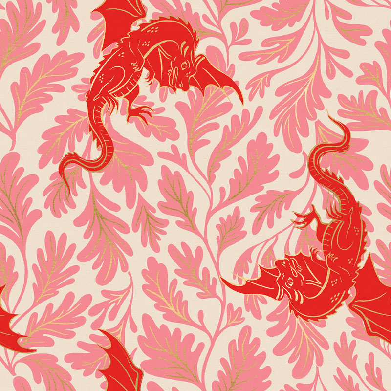 Fire Glow By Sarah Watts Of Ruby Star Society For Moda - Canvas - Dark Ruby