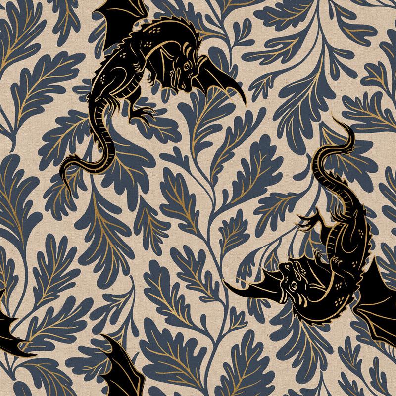 Fire Glow By Sarah Watts Of Ruby Star Society For Moda - Canvas - Smoke