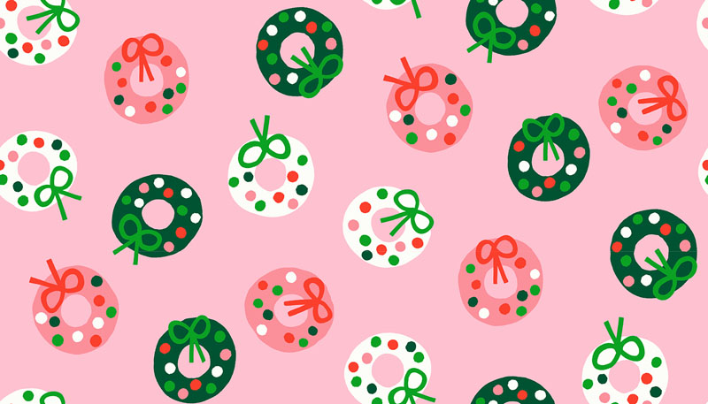 Merry Happy By Kimberly Kight Of Ruby Star Society For Moda - Melody Pink