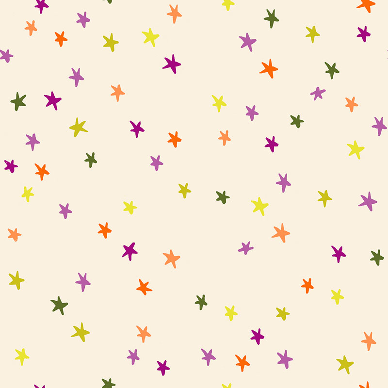 Freaky Familiars - Starry  By Ruby Star Society For Moda - Spooky Natural