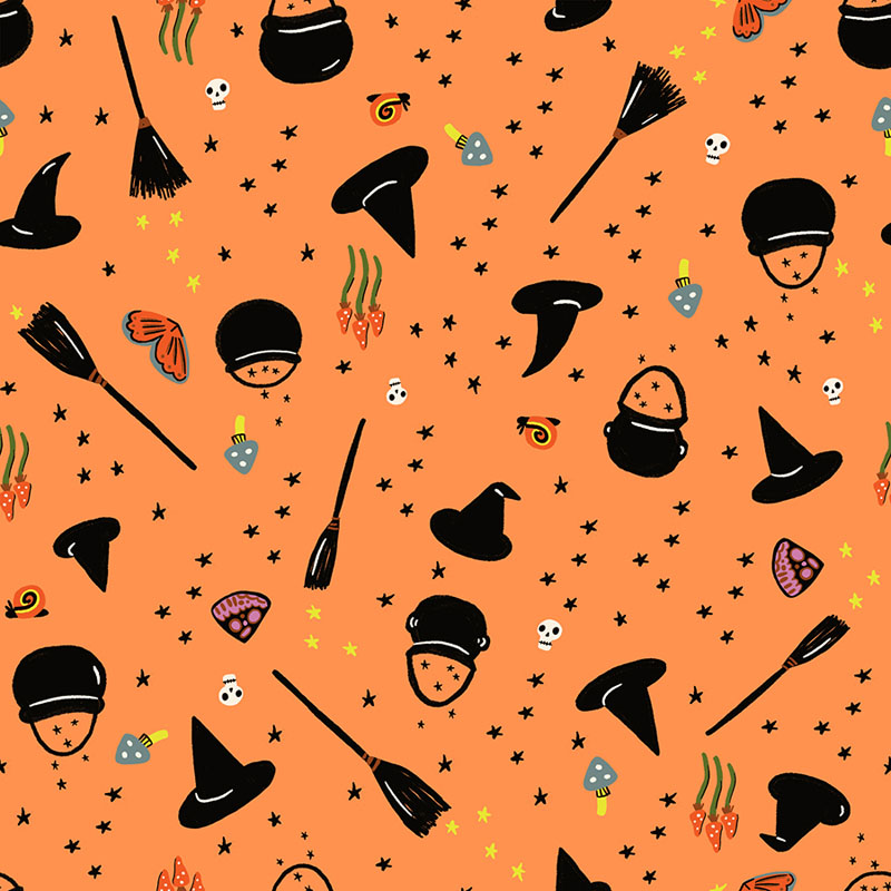 Freaky Familiars By Ruby Star Society For Moda -- Pumpkin