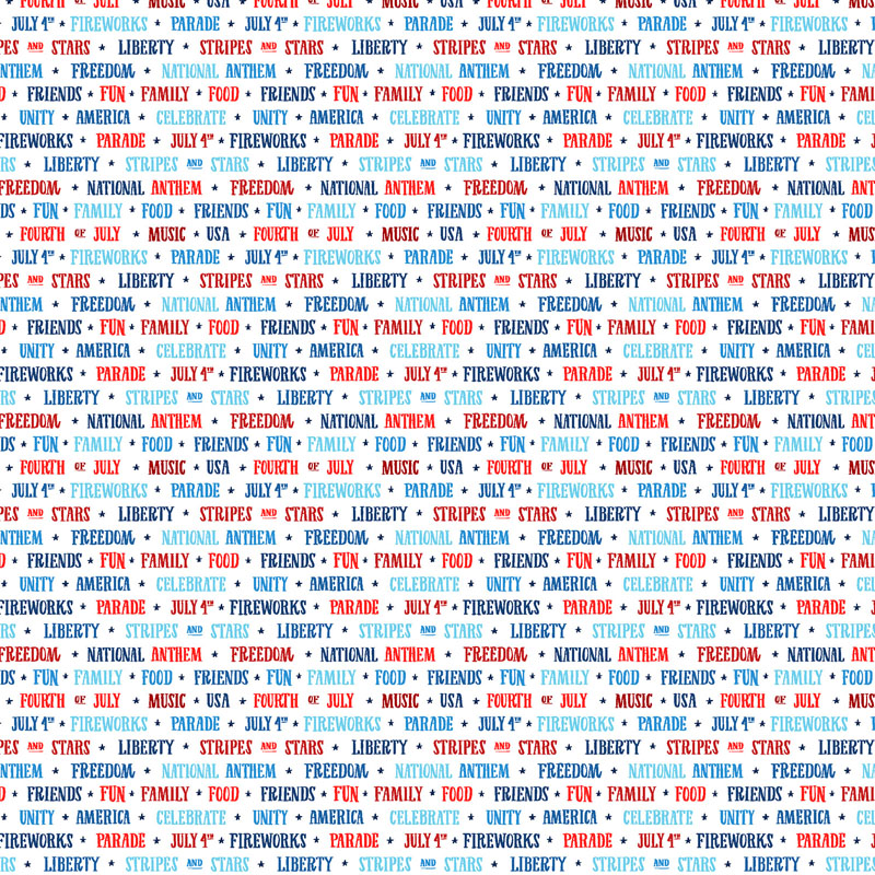 Home Of The Brave By Zirkus Designs For Rjr Fabrics - Red, Write, And Blue - Multi