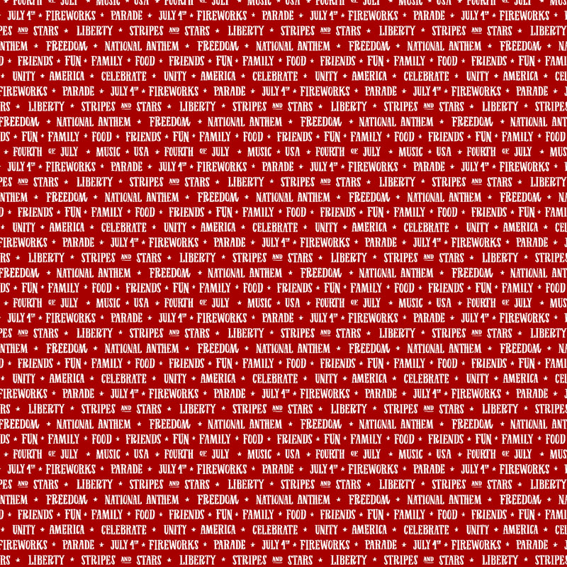 Home Of The Brave By Zirkus Designs For Rjr Fabrics - Red, Write, And Blue - Deep Red