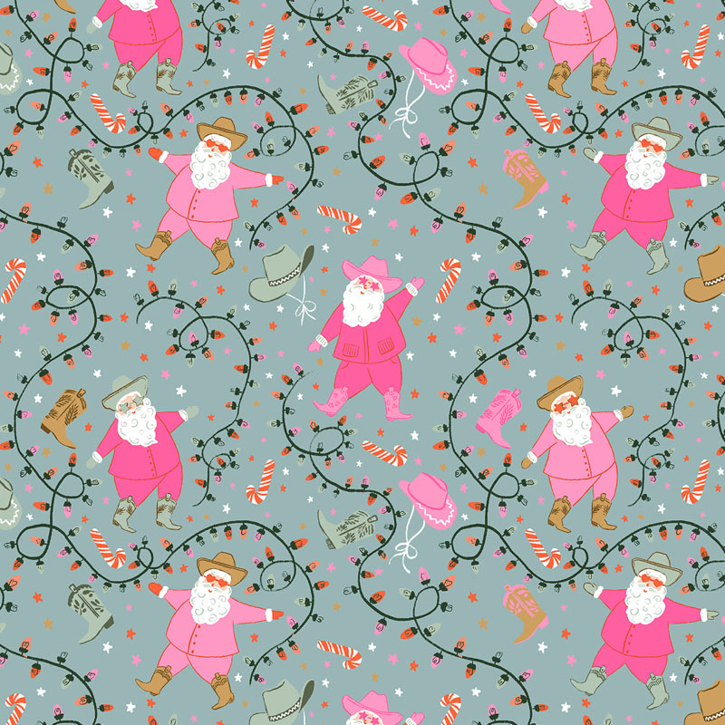 Yee Haw Holidays By Cotton + Steel For Rjr Fabrics - Twinkle Tangle