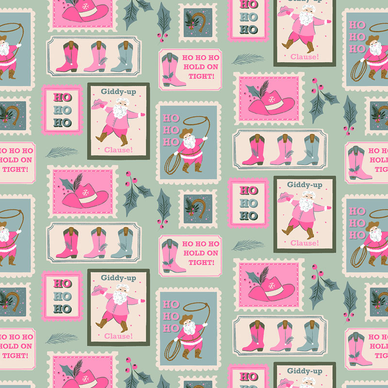 Yee Haw Holidays By Cotton + Steel For Rjr Fabrics - Christmas Post