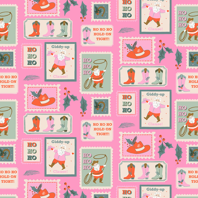 Yee Haw Holidays By Cotton + Steel For Rjr Fabrics - Christmas Post
